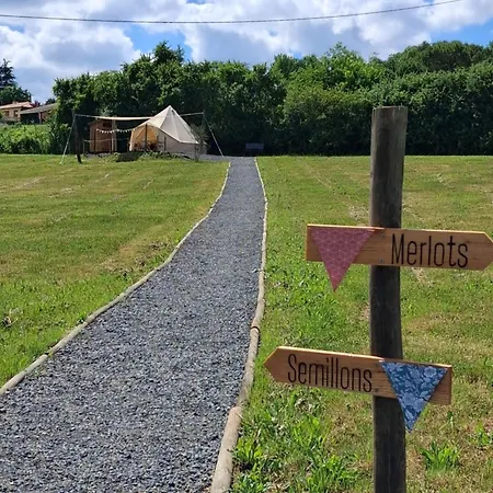 럭셔리텐트 Le Bivouac De La Plante Saint-Aubin-de-Branne