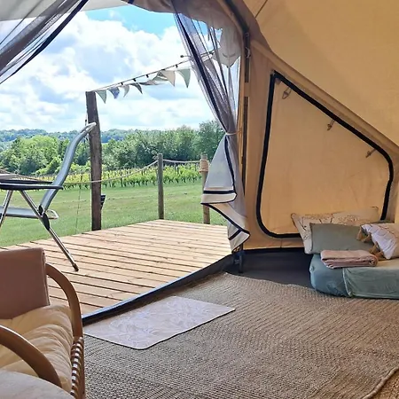Le Bivouac De La Plante 럭셔리텐트 Saint-Aubin-de-Branne